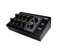 Table de mixage audio, Mélangeur Aud-io professionnel Portable Comp t, petite Console de table mixage for enregistrement en Studio, barre d'accueil Pour le karaoké