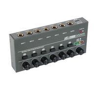 Table de mixage audio, Mini mixeur de son DX400/600/800 à très faible bruit 4/6/8 canaux, alimentation DC5V, opération facile Pour studio karaoké(DX600)