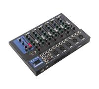 Table de mixage audio professionnelle 7 canaux en direct BT USB pour studio