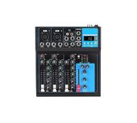 Table De Mixage Bluetooth 4 Canaux USB Avec Réverbération - Design Métallique Durable