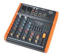 Ibiza Table de mixage/console MX401 – 4 canaux, extra compacte, USB