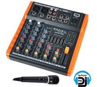 Table de mixage/console 4 canaux Extra compacte USB - Ibiza Sound MX401 + Micro Dj Koolstar MDJ01