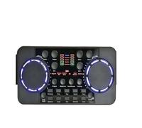 Table de mixage DJ, Carte son compatible Bluetooth Interface Mixeur DJ Effet numérique Console de réduction du bruit Enregistrement USB