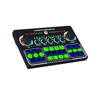 Table de Mixage DJ, Carte Son Externe USB X50 Mixer for Casque, Microphone, Diffusion en Direct, Carte Son for téléphone électronique, Carte Son for Ordinateur(Silver)