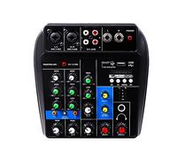 Table de mixage DJ, Console de mixage sonore 4 canaux 48V effet retard intégré équipement d'enregistrement informatique compatible