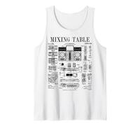 Table de mixage DJ Disque Jockey Mix Musique Mixeur Vintage Brevet Débardeur