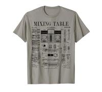 Table de mixage DJ Disque Jockey Mix Musique Mixeur Vintage Brevet T-Shirt