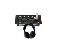 Table de mixage DJ DX-30BTU USB MKII Bluetooth 3 canaux - Fonction Cue - Lecteur USB/MP3-2 entrées micro Talkover - CASQUE DJ