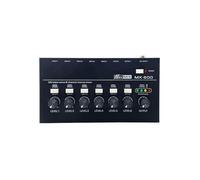 Table de Mixage DJ DX600 Mélangeur de ligne à 6 canaux très faible bruit Mini mélangeur son Alimentation DC5V Fonctionnement facile