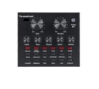 Table de mixage DJ, Ensemble De Microphones Capacitifs Intelligents, Mixeur En Direct, Carte Son, Réduction Du Bruit, Réverbération, Réglage Des Basses, Studio D'enregistrement