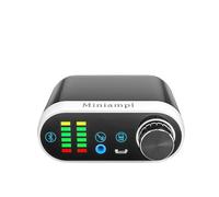 Table de mixage DJ, Interface mélangeur Audio professionnel, amplificateur Audio stéréo, récepteur, Mini Hi-Fi classe D, ampli intégré for équipement de haut-parleurs domestiques(Zwart)