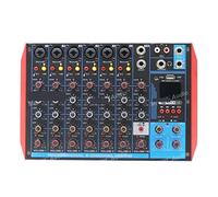 Table de mixage DJ, Live Card USB Sound Mixing Console PC Laptop DJ Mixer Stage Studi Sing Effector 6.5 Two-in-one