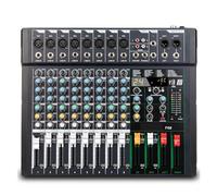 Table de mixage DJ, Mélanur Audio FG8, Console De DJ À 8 Canaux, PC, Enregistrement USB, Fonction, 24 Effets Numériques, Alimentation Fantôme 48V(FG8)