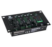 Table de Mixage DJ Mixer 3 Canaux Cue Fonction 2x Line Phono Stereo Rackable PA