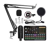 Table de mixage DJ, Multi-sound Live Sound Card K-song Net Anchor Set Bracket Equipment Red(Dark Gray)