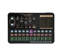 Table de mixage DJ, Multi-sound Live Sound Card K-song Net Anchor Set Bracket Equipment Red(T)