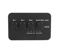 Table de mixage DJ portable, console de mixage audio numérique compacte avec Bluetooth, entrée/sortie AUX, compatibilité USB/OTG, égaliseur 3 bandes, mixeur de son multicanal pour fête à la maison