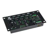 Pronomic Table de mixage DX-50 USB MKII 4 canaux - Bluetooth, talkover, Master L/R (RCA), 5 LEDs