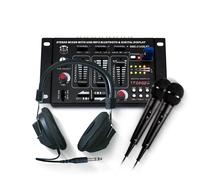 Table de mixage DJ Sono BLUETOOTH BM SONIC BMS-21USB-BT 4 voies, 1 PHONO/LINE, 1 PHONO/USB, 1 CD, Casque, micros inclus