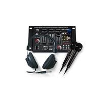 BM SONIC Table de mixage DJ BMS-21USB-BT 4 voies, PHONO/LINE, PHONO/USB, CD, casque et micros inclus