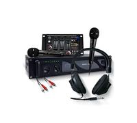 Table de mixage DJ USB Bluetooth Amplificateur sonorisation 4000W, ventilation continue, Casque, Micros, Câble - Pack Bm Sonic