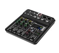 Table de mixage en métal avec 4 entrées pour scène et studios