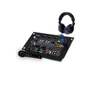 Ibiza - Table de mixage DJ21BT - 4 voies, 7 entrées, USB/Bluetooth - casque DJ, micro noir
