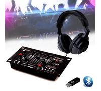 Ibiza Kit table de mixage DJ21 USB – Bluetooth – port USB/MP3 – casque SONO DJ
