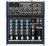 Table de Mixage Live/Studio M-602FX avec Processeur Multieffet Numérique 24bit (2 Canaux Mono XLR/Jack, 2 Canaux Stéréo, EQ 3 Band
