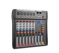 Table de Mixage, Mélangeur Audio professionnel 6 canaux, équipement de musique DJ