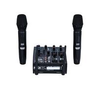 Table de mixage - POWER - MX 22 UB 2HF - 4 canaux USB/Bluetooth - 2 micros UHF main - Entrées Combo XLR/Jack