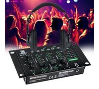 Table de mixage Pronomic DX-26 MKII - à 3 canaux - fonction talkover - Casque - Sonorisation MIX DJ - Pack Découverte