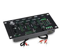 Table de mixage Pronomic DX-50 USB-MKII 4 canaux - Bluetooth, Talkover, CABLE RCA et PC Smartphone, 5 indic. de niveau LED