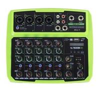 Table de mixage - Pronomic Mini6 - pour Sonorisation DJ avec USB à 6 canaux - interface audio bidirectionnelle