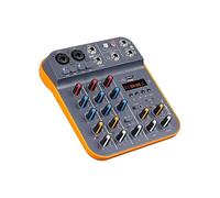 Table de Mixage, Table de mixage audio for console DJ 4 canaux avec carte Bluetooth USB Souand 48 V