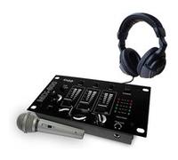 Table de mixage Table de mixage - MIX800 - 3 voies 5 entrées - casque DJ - micro silver