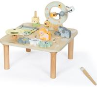 Table de musique éducative en bois 7 en 1 avec cymbales et gong - Wild Jungle