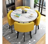 Table de négociation de bureau de réception jaune moderne pour cuisine, salon, magasin de thé, restauration rapide, restaurant, taille unique