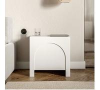 Table de Nuit ARCO 1D Blanc