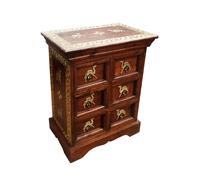 Table De Nuit En Bois 60 Cm 30 Cm Marrakesch Orient & Mediterran Interior