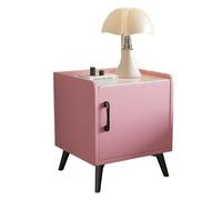 Table de nuit Table de chevet avec table de chevet cachée et coffre-fort avec plateau en faux marbre, table d'appoint avec verrouillage par mot de passe par empreinte digitale for chambre à coucher, s