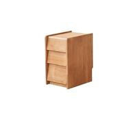 Table De Nuit Table de Chevet en Bois Massif 30 x 40 x 50 cm, Mini Table d'appoint Simple for Chambre à Coucher, Meuble de Rangement latéral étroit Tables D'appoint Chambre