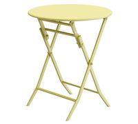Table de Patio Pliante multifonctionnelle, idéale pour Un Bistro de Jardin ou Une Cour - Design Polyvalent pour la Maison et Les cafés, Table Basse Ronde/carrée pour intérieur/exté