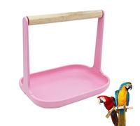 Table de Perche pour Oiseaux, Support de Dressage d'oiseaux - Perche d'entraînement Stable antidérapante Amovible,Jouets d'oiseaux portatifs sûrs pour l'élevage Domestique ou