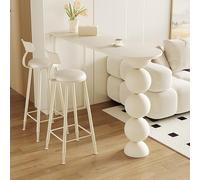 Table de petit déjeuner industrielle, console de canapé rectangulaire, planche créative pour salle à manger, îlot de cuisine pour petits espaces, tabouret non inclus