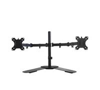 Table de Pince d'affichage d'ordinateur Support Moniteur supérieur et inférieur Type Fixation Augmente la Rotation 360 degrés 17-32 Pouces(Dual Screen Stand Base)