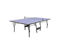 Table de ping-pong pliable à roulettes avec accessoires - Bleu - L274 x P152.5 x H76 cm - GARRY