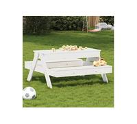 vidaXL Table de pique-nique 832593 avec bac à sable et sièges pour enfants