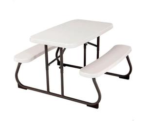 Table De Pique Nique - Lifetime - Almond - 82,5 X 90 Cm - Résistante Aux Intempéries - Pour Enfants Multicolore