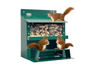 Table De Pique-Nique Mangeoire Pour Écureuils - Maison Mangeoire Pour Animaux, Résistant aux Intempéries Pour Jardin avec Nourriture Hiver Observation Naturelle Canards Poulets Pour